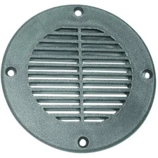 T-H Marine FD-4-DP Floor Deck Drain-Vent 4 ID 5-5/8 OD Black Plastic Boat RVCamp