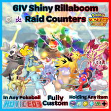 ✨Rillaboom Tera Raid Counters Pokemon Scarlet & Violet 🚀Fast🚀 Shiny 6IV✨