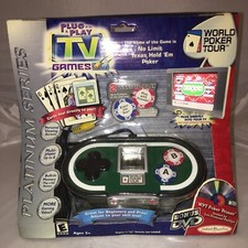 World Poker Tour Plug And Play TV Video Game By Jakks Pacific NEW sealed