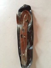 Vintage Mid Century Camping Utensils 1960-70's Knife Fork Spoon in Case