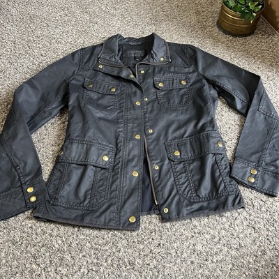 J. Crew Downtown Field Jacket Women S Black Safari Military J. Crew Downtown Field Jacket Women S Black Safari Military