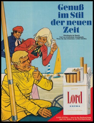 Lord Extra - Reklame Werbeanzeige Original-Werbung 1970 (8) Strandsegeln