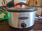 Hamilton Beach 33162R slow cooker, 6 quart, lockdown lid for travel/Tested