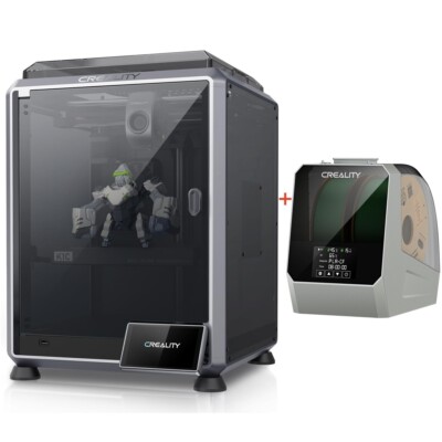 Creality K1C 2025 3D Printer 600mm/s AI Camera with Space Pi Filament Dryer Plus