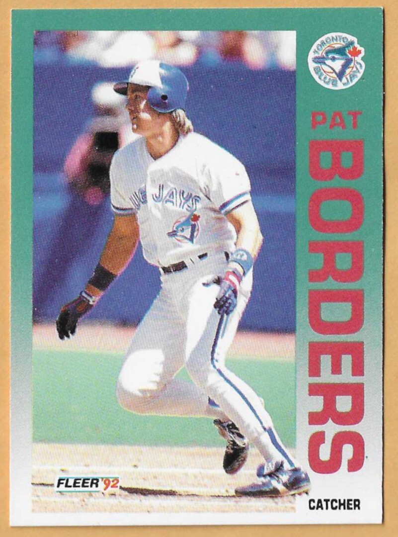 PAT BORDERS TORONTO BLUE JAYS #325 - FLEER NM-MT 1992