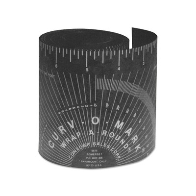 Curvomark Wrap-A-Round® Ruler, X-Large, 5 Inches W, 7 Ft L, Cold/Heat ...