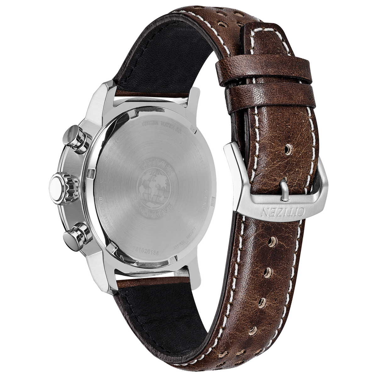 Citizen Eco-Drive Brycen Chronograph CA0649-06X 44mm Brown Leather