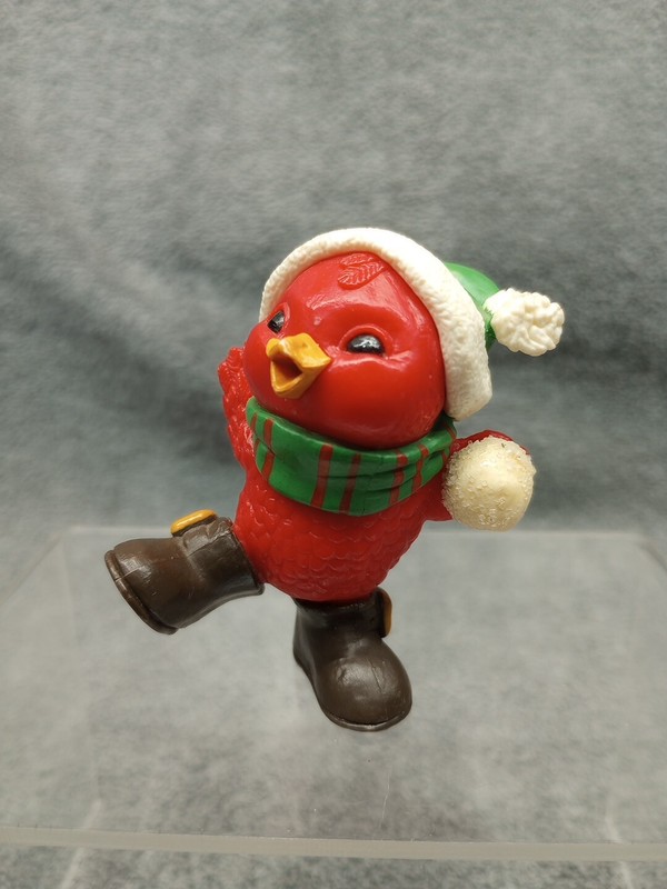 1981 Hallmark Christmas Ornament Red Bird Cardinal Figurine 