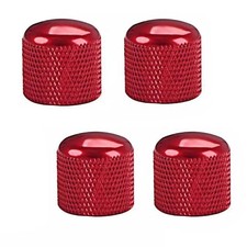 4 Stck RS Guitar Parts Potiknopf Dome, Alumin...