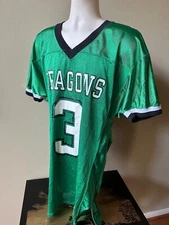 Ripon Athletic (L) Green DRAGONS Hendricks #3 Football Jersey