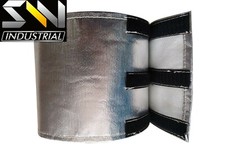 Swi Aluminum Fiberglas Universal Starter Heat Shield 7x24 In Wrap Self Attaching Swi Aluminum Fiberglas Universal Starter Heat Shield 7x24 In Wrap Self Attaching