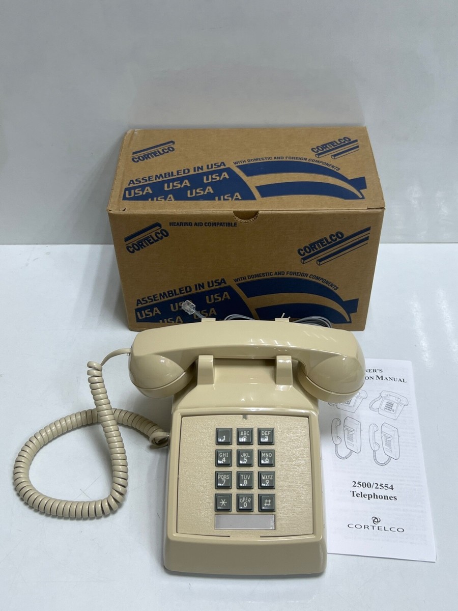 Cortelco 250044-VBA-20M Touchtone Desktop Telephone | eBay