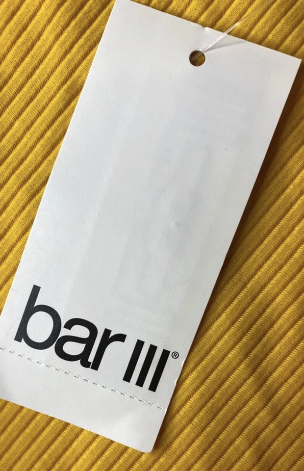 Traje de baño Bar III parte inferior de bikini anudada en amarillo caléndula talla XL nuevo con etiquetas Foto 3 de 3