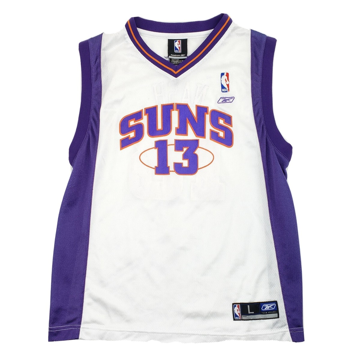 Reebok NBA Phoenix Suns ユニフォーム Vintage Reebok Steve Nash Phoenix Suns Jersey YOUTH Large (14-16