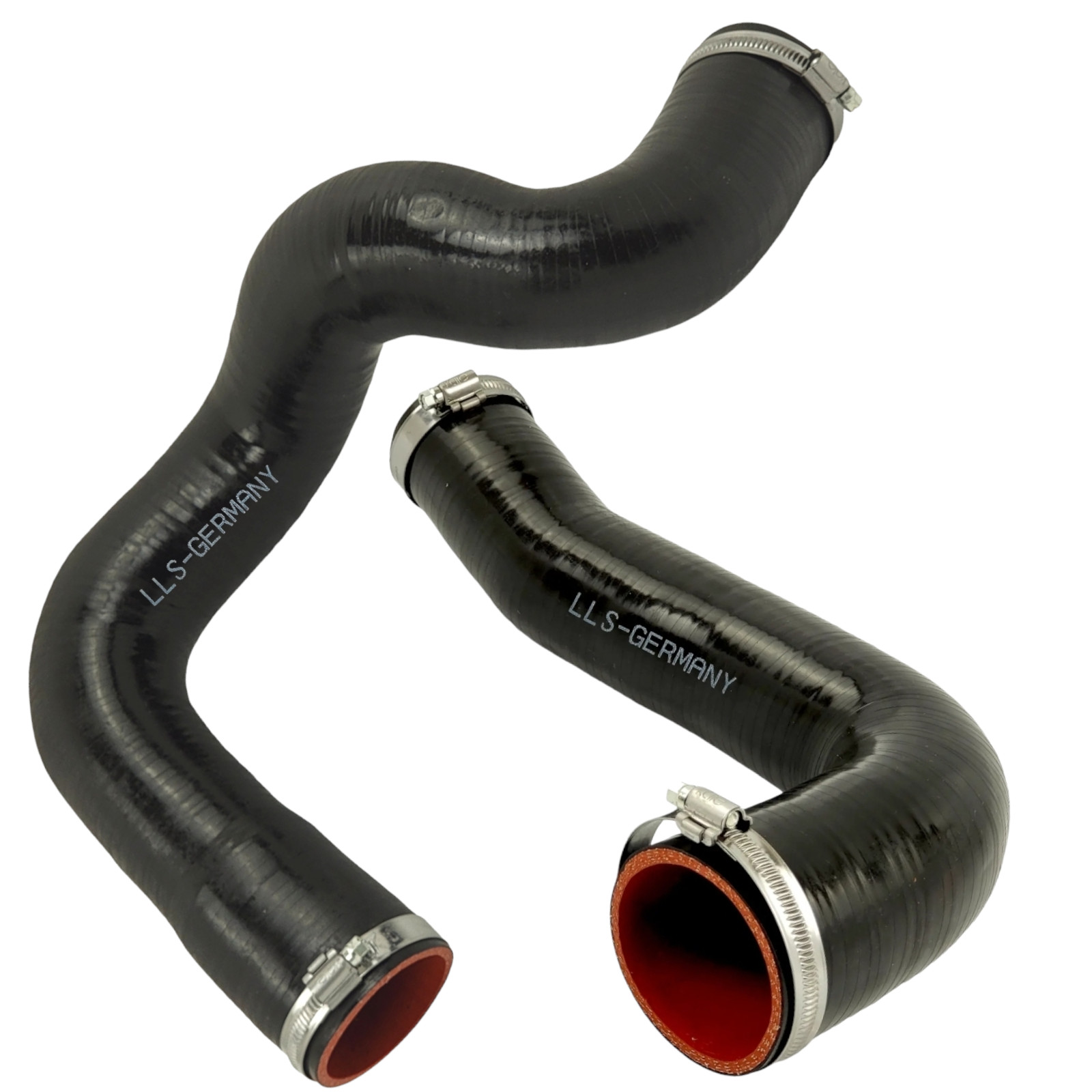 2x Charge air hose Turbo hose for Grand Cherokee IV (WK, WK2) 3.0 CRD V6 4X4