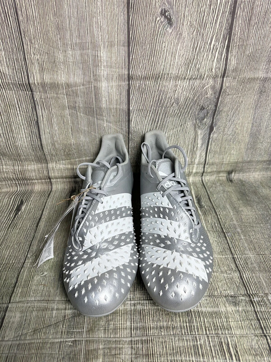 ADIDAS PREDATOR MALICE CONTROL SG RUGBY BOOTS BRAND NEW GENUINE 8uk PRO SILVER