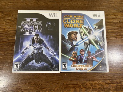 Nintendo Wii Star Wars: The Clone Wars - Lightsaber Duels & Force Unleashed II