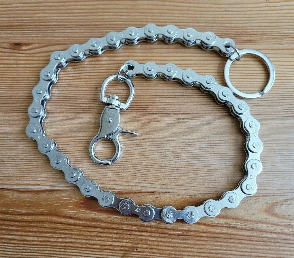 19 Heavy Duty Leash Metal Wallet Chain Bike Chain Biker Trucker Key Chain