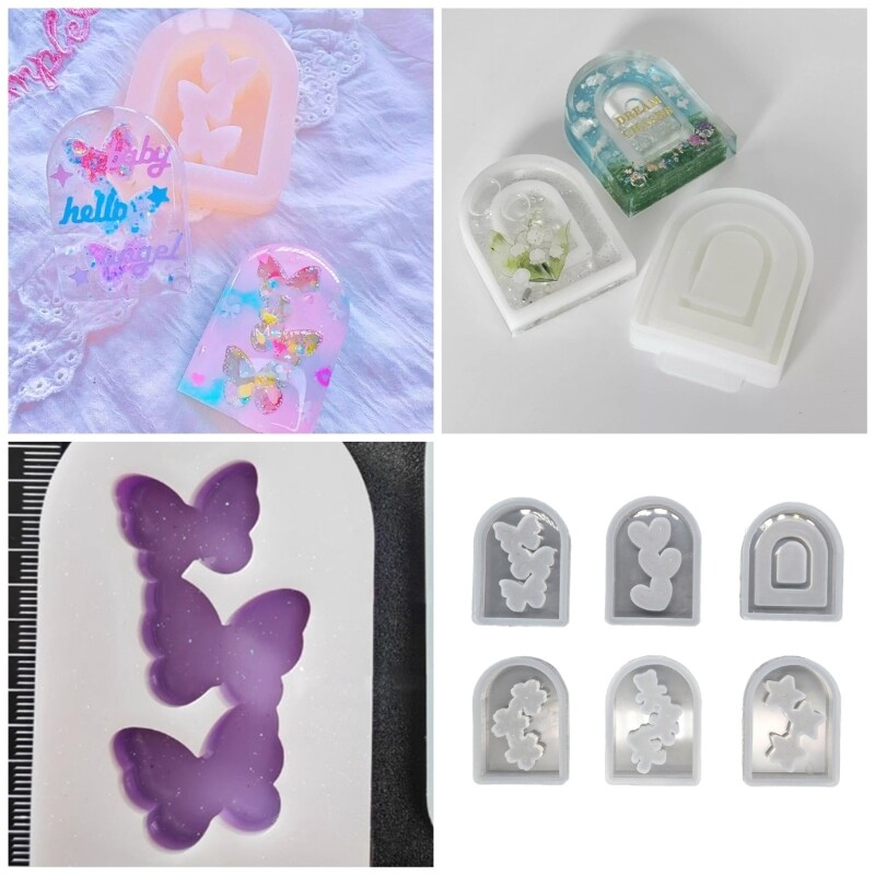Beginner Friendly DIY Craft Mold Keychains and Phone Covers Accessory Resin Mold