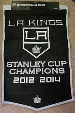Los Angeles Kings Stanley Cup Champion Winning Streak Dynasty Banner Decor 24x37