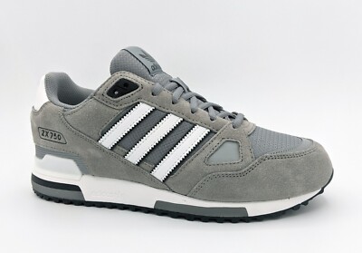 Mens ADIDAS Originals ZX 750 Trainers Grey New Shoes Sale Lace