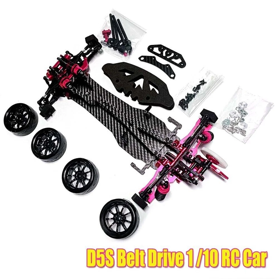 D5S RC Car retrofit belt version of Sakura D5S 1/10 RWD Drift Car Frame - Image 3 of 4