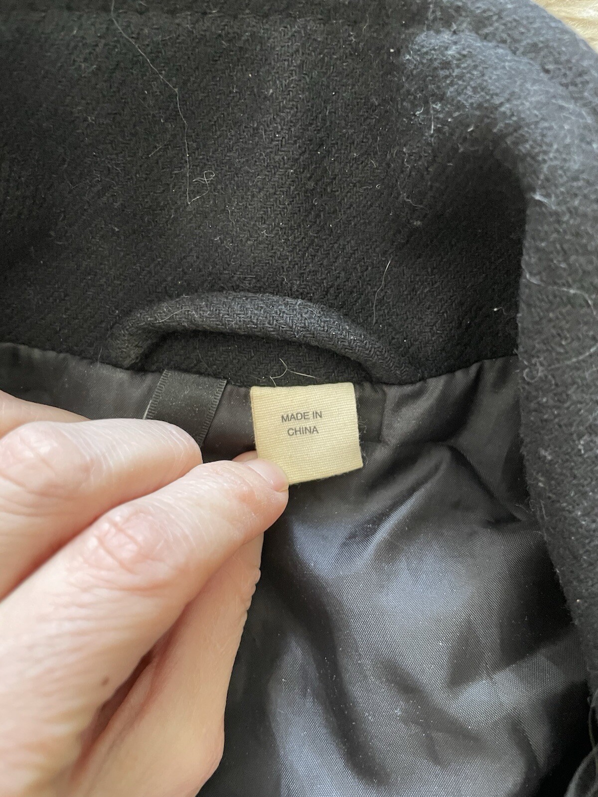 DIVIDED black long button front coat 8 - image 3