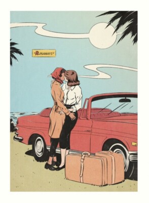 Runaways Comic A3 Kunstdruck