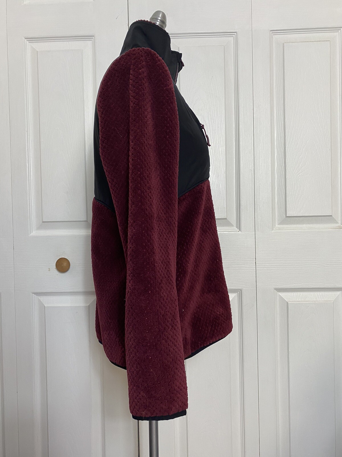 Giacca Fila Sport Taglia Media Tempo Libero Nero Marrone Ecopelliccia Corsa Donna M