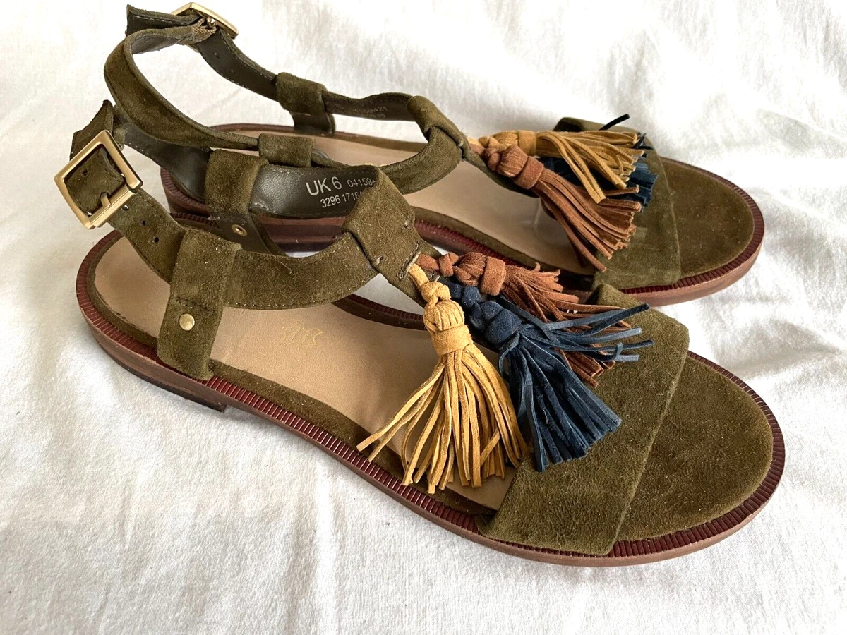 Olive colored sandals shop