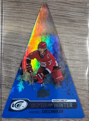 2023-24 UPPER DECK ICE ANDREI SVECHNIKOV DEPTH OF WINTER BLUE FROST#DW-17 #23/25