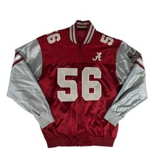 Vintage ALABAMA CRIMSON TIDE Reversible Jacket XTREME FANZ Mens Size LARGE