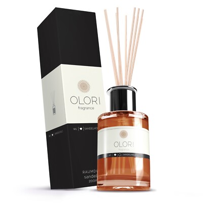 OLORI Duftöl I Diffuser mit Stäbchen I Raumduft mit ätherischen Ölen