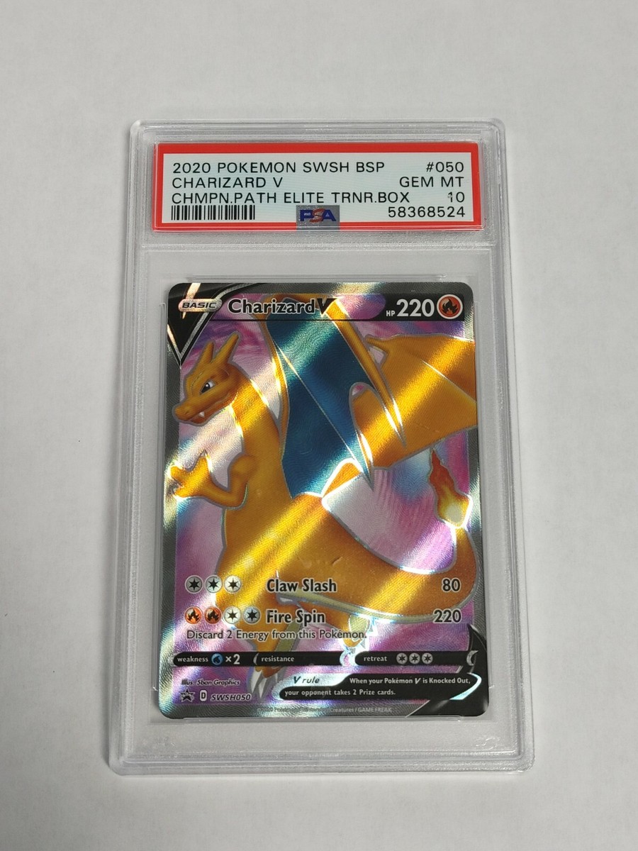 2020年 ポケモンカード Charizard V PSA10 2020 Pokemon SWSH BSP Charizard V PSA 10 Champion's Path