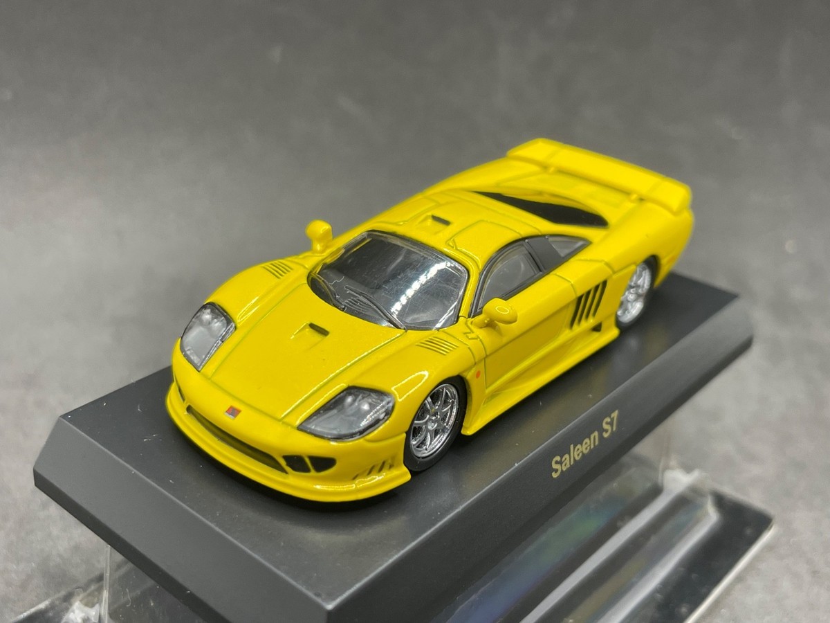 1/64 Kyosho USA Collection Saleen S7 yellow diecast model car 31I1
