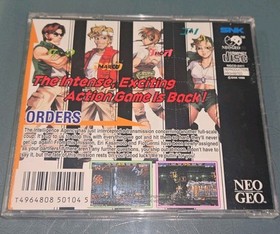 Metal Slug 2   Neo Geo CD  NEAR MINT! Missing Spine Card!