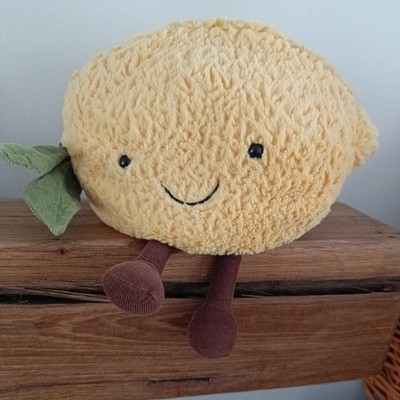 Jellycat Large / Medium Amuseables Lemon Fruit - Rare Retired