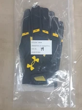 Under Armour UA XFL Highlight  Brahmas Glue Grip Football Gloves Men's Size 2XL