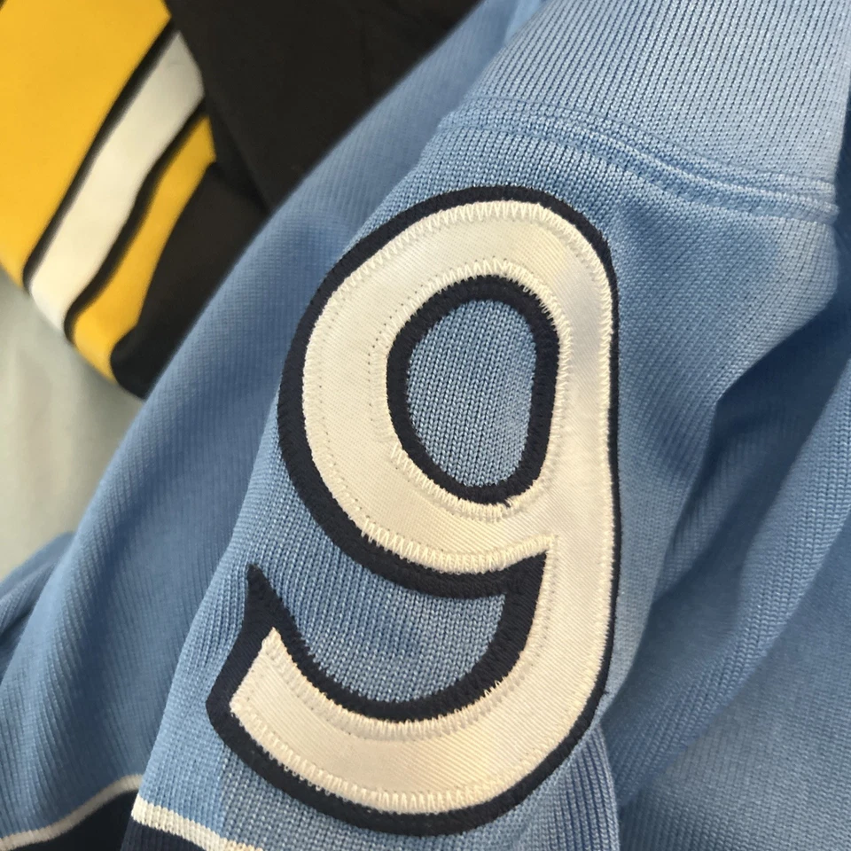 Camiseta Mitchell & Ness Auténtica Andy Bathgate Pittsburgh Penguins NHL Azul 60 Foto 4 de 4