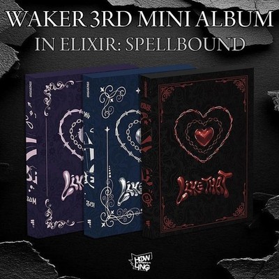 WAKER IN ELIXIR:SPELLBOUND Mini Album 3 Ver SET/3CD+3 Foto Buch+3 Karte+3 Poster