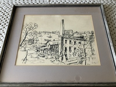 Lisa Krauss (Rock) Youngstown NY Ink Drawing Print #39/200 Early Study By Krauss