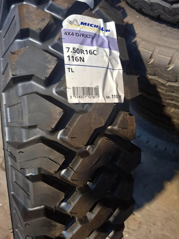 Michelin 7.50R16c XZL Tyre - Image 2 of 4