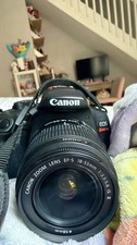 Canon EOS Rebel T6 18MP DSLR w/ 18-55mm IS II 75-300mm III Lenses