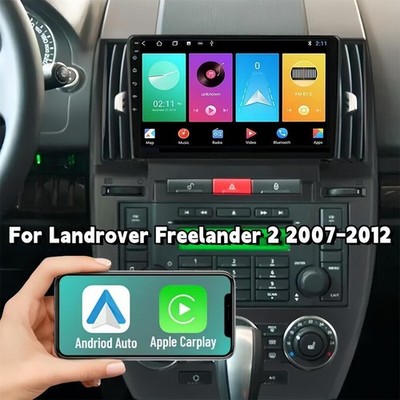 9 Inches Android 13 GPS Radio Carplay 2+32G for 2007-2012 Land Rover Freelander