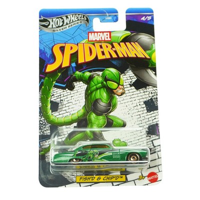 Hot Wheels - Spider-Man Silver Series: Fish´d & Chip´d Scorpion
