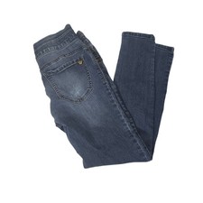 Wit Wisdom Women's Denim Flat Front PullOn Stretch Med Wash Jeans Causal 4