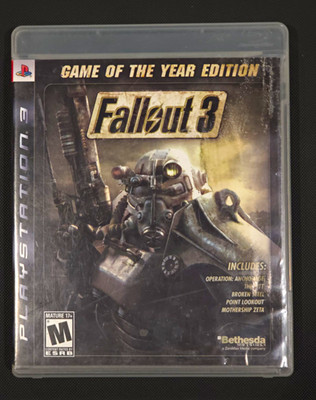 Fallout 3 GOTY Edition - Sony PlayStation 3 | PS3 Game - Tested - Disc & Case