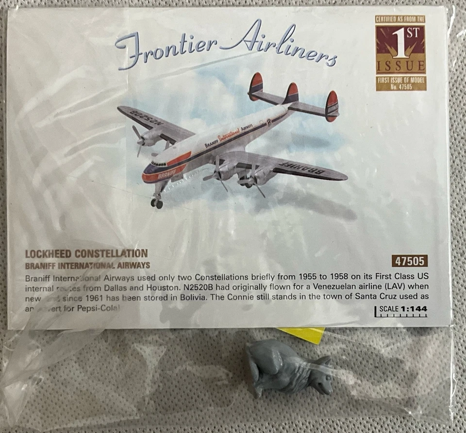 Corgi Aviation 47505 Lockheed Constellation Braniff Airways 1:144 Diecast Model - Изображение 4 из 4