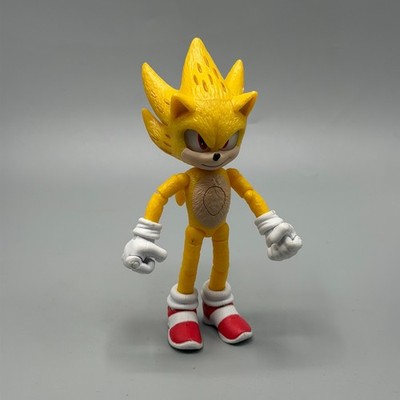 Sonic The Hedgehog 3 Movie Super Sonic 5'' Figure Light Up 2-Pack Jakks READ