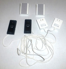 Set of 2 Ring 5AT3T5 Wired Doorbell Cameras 2 Ring 5F67E9 Plug In Chimes READ